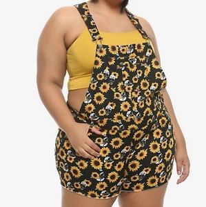Skull and Sunflower overalls